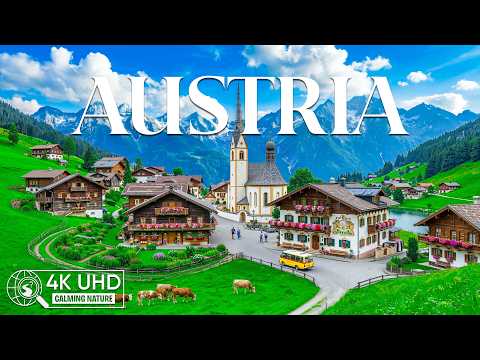 Austria 4K ULTRA HD – Scenic Serenity | Wooden Chalets, Green Hillsides and Blue Rivers