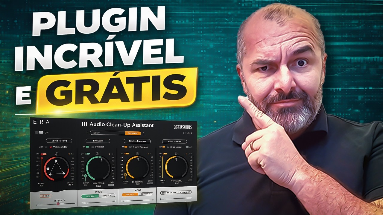 Plugin de restauração de áudio INCRÍVEL E GRÁTIS (COM LINK PARA DOWNLOAD)