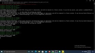 Node JS MongoDB Depreciation Warnings problems solved