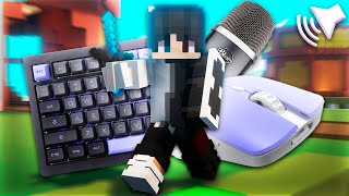 [240 FPS] Thocky Keyboard ASMR + Mouse Sounds | Hypixel Bedwars