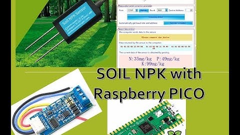 NPK SOIL SENSOR With Raspberry PI PICO MicroPython code
