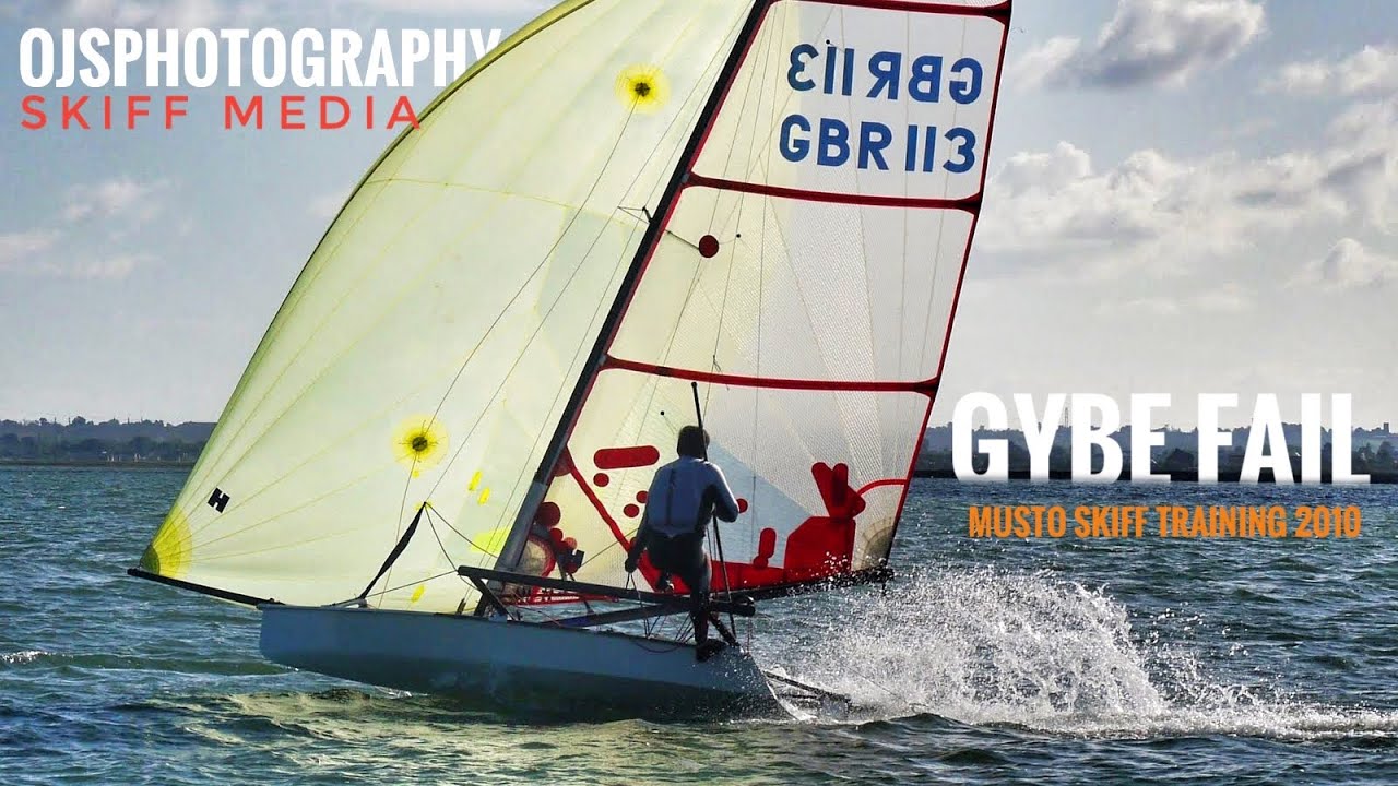 Musto Skiff Gybe Fail Capsize (2010)