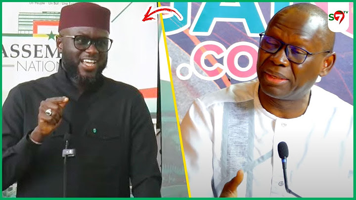 "El Malick Ndiaye Dafa Wara Guéne Léral Ci..." Les conseils precieux de S. S. Gueye au Pdt de l'AN