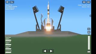 Rocket Soyuz tm-27 launch Mir space station mission docking and part 56 to spaceflight simulator 