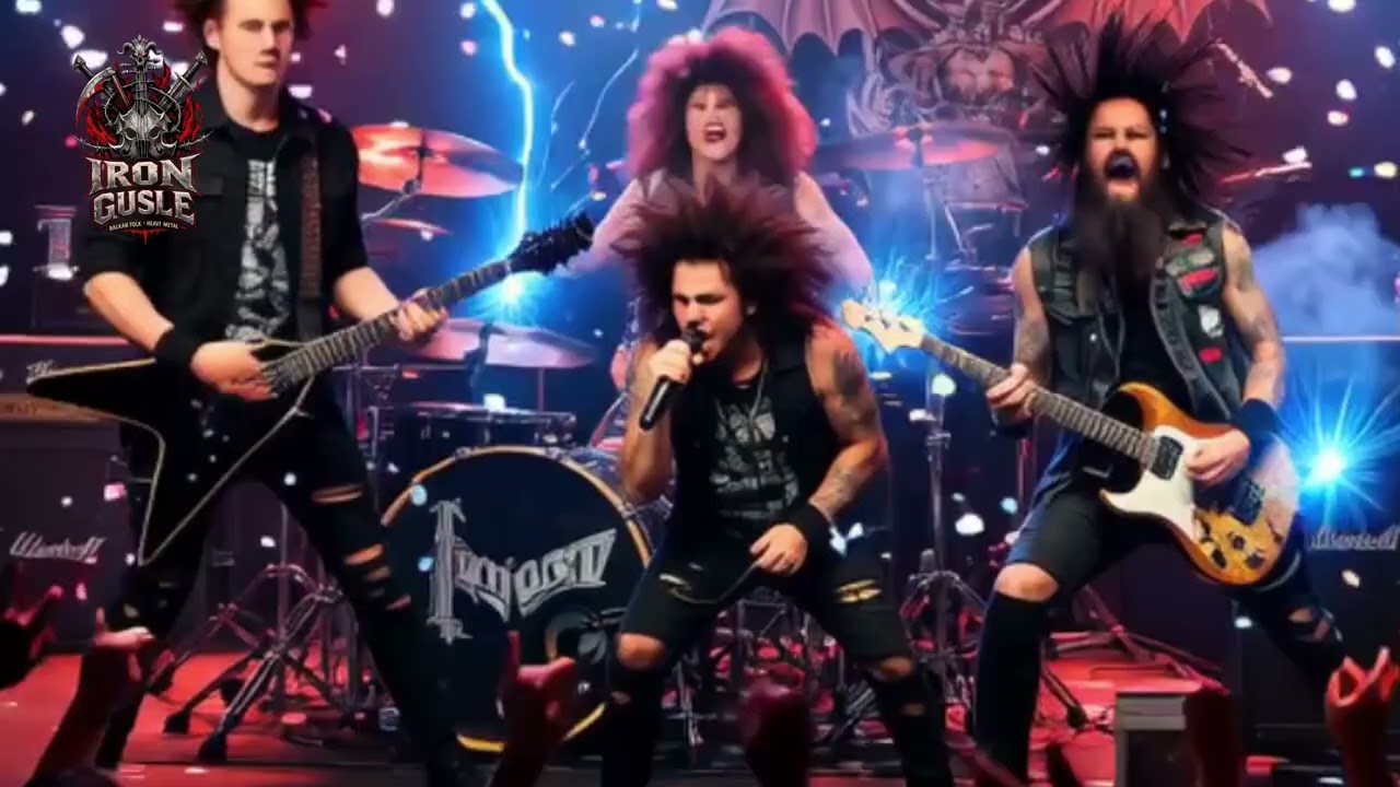 Jasar Ahmedovski - Ziveli smo nekad srecno (Iron Gusle AI Metal Cover)