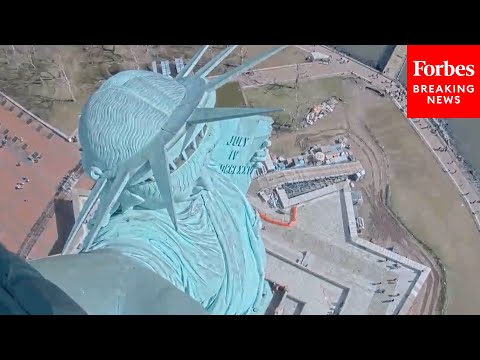 WATCH: Camera Atop Statue Of Liberty Captures 4.8 Magnitude Earthquake That Shook NYC Area