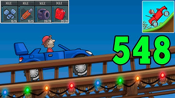 Hill Climb Racing - RALLY CAR in ROLLER COASTER - Gameplay Walkthrough Part 548 (Android,iOS)
