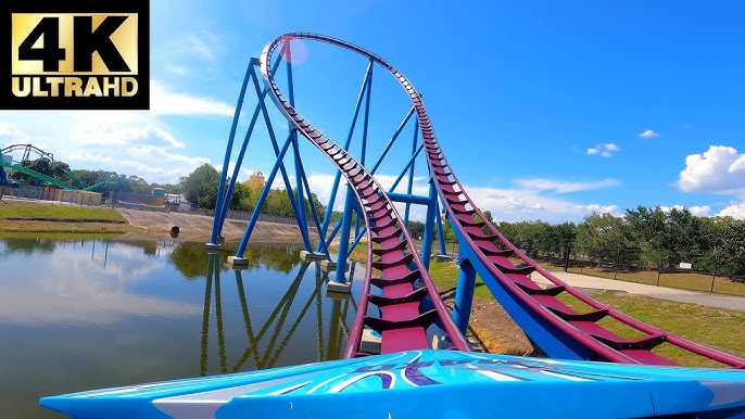 SKYFOX Drone Zone: Mako roller coaster at SeaWorld Orlando