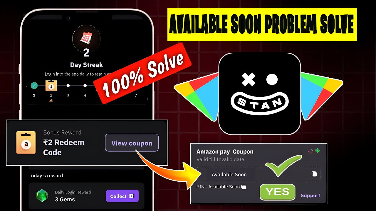 Stan App Coupon Available Soon Problem Solved ✅ | Latest Fix 2025! |How to Fix Stan App Coupon Issue
