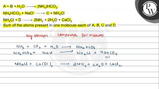 \[ \begin{array}{l} \mathrm{A}+\mathrm{B}+\mathrm{H}_{2} \mathrm{O}...
