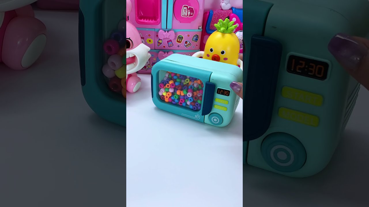 Satisfying With Unboxing Review Pink Mini Kitchen Set Toy ASMR Video Toyunboxing Asmr
