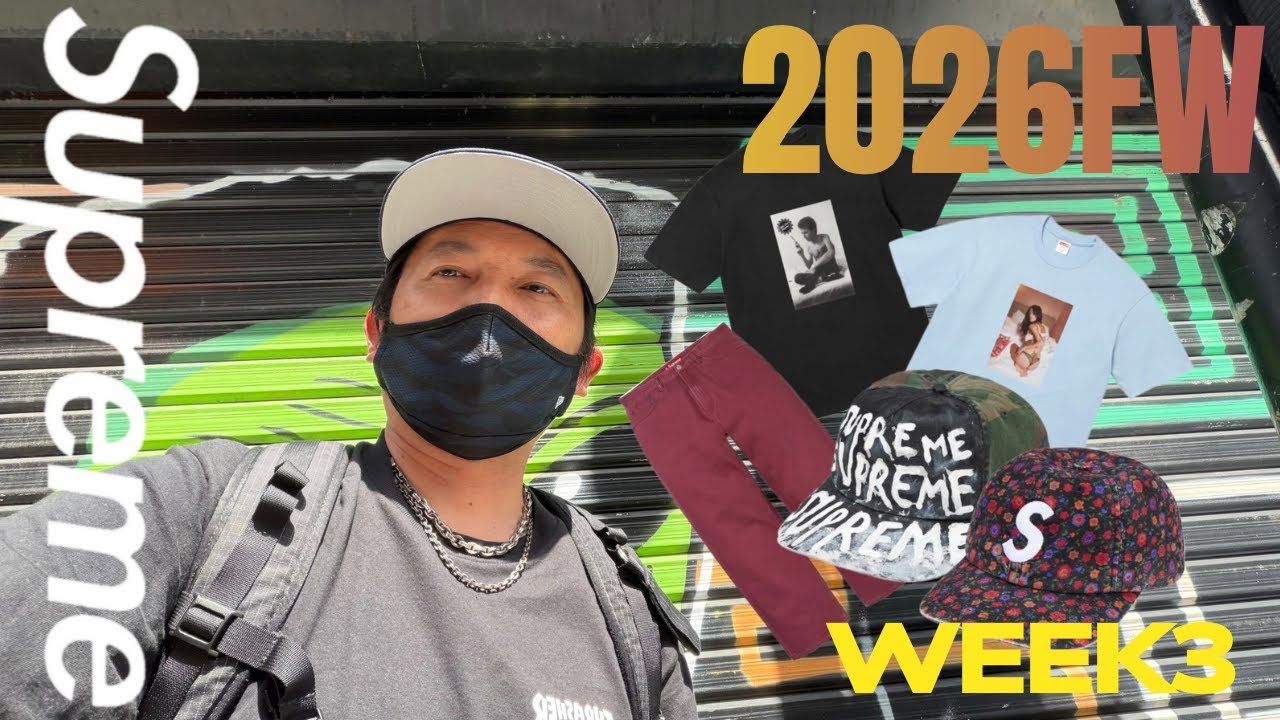 Supreme 2026FW Week 3 Larry Clark Collab! Shocked by the Line Size