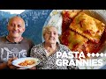 Easy Ricotta ravioli with tomato sauce! | Pasta Grannies