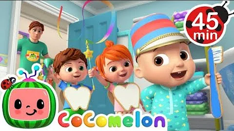 Brush Your Teeth, School Morning Routine with JJ! + MORE CoComelon Nursery Rhymes & Songs