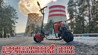 Дырчик. Экономичный и надежный мотосамокат. DIY Go-ped.