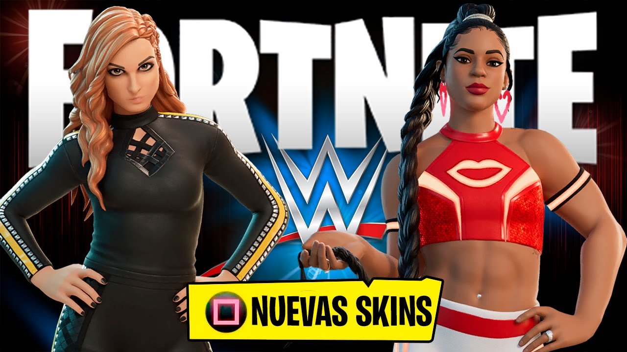 Fortnite WWE Bianca Belair and Becky Lynch Skins, Emote and All Cosmetics  showcase 