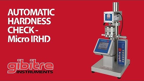 Gibitre Instruments - Automatic IRHD Tester