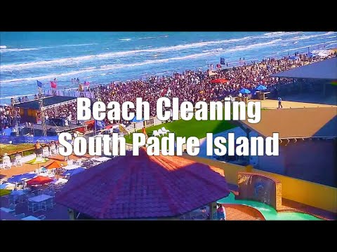 South Padre Island - Spring Break Beach Cleaning