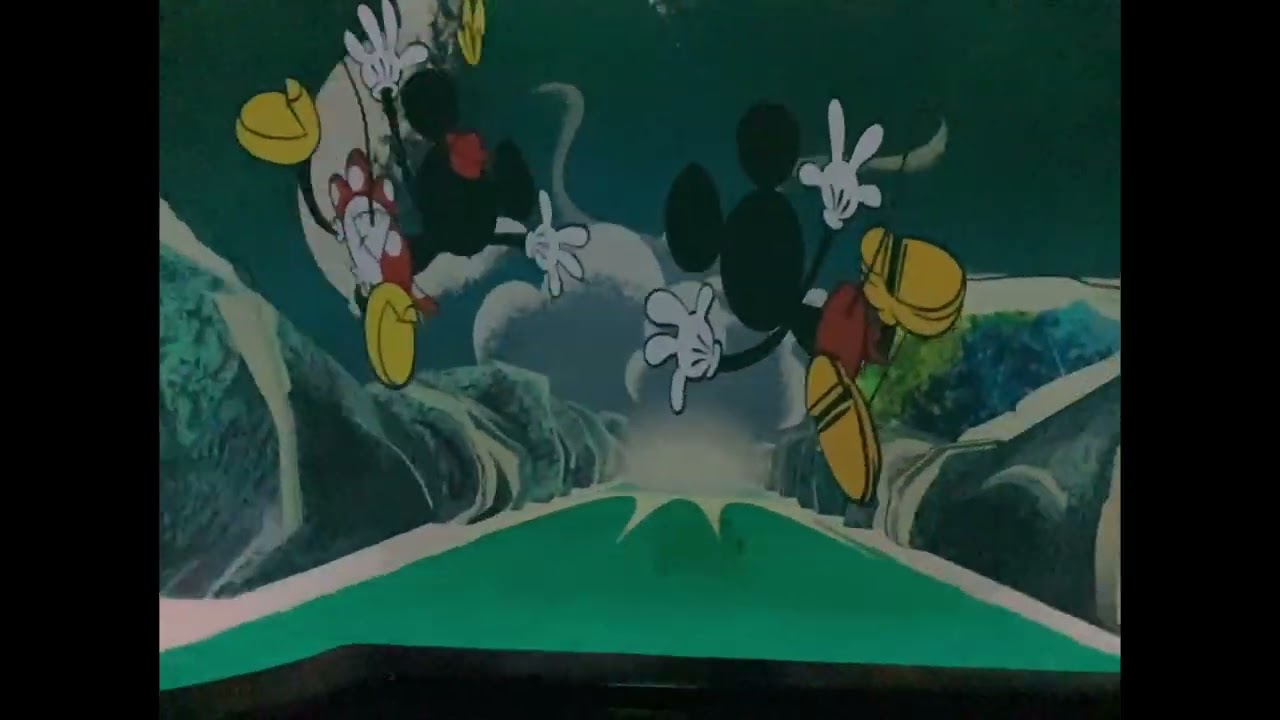 Mickey and Minnie’s Runaway Railway at Hollywood Studios POV and line.