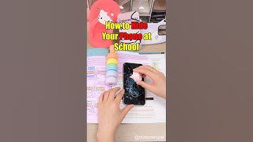 How to Hide Your Phone at School😎📱 #shorts
