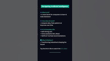 What is AI? How It’s Changing Your Life! #Shorts