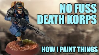 Drybrushing Death Korps - Kill Team Reinforcements in No Time! [How I Paint Things] screenshot 5