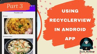 RecyclerView in Android | How to use RecyclerView in Android | RecyclerView From Firebase | Part 3