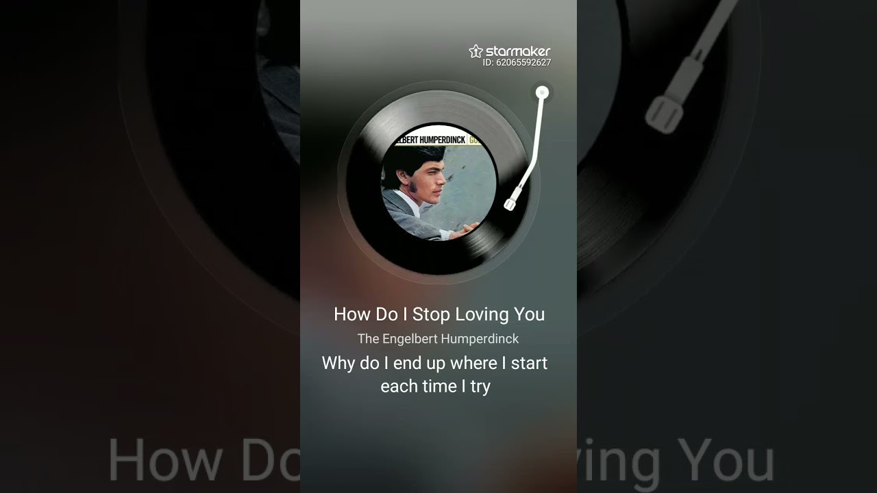 How do I stop loving you