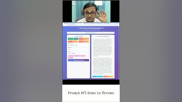 AI in Google Chrome Browser- Prompt API Demo