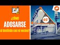 ¿Cómo construir pegado al vecino? [RASANTE 45°] Adosamiento al deslinde