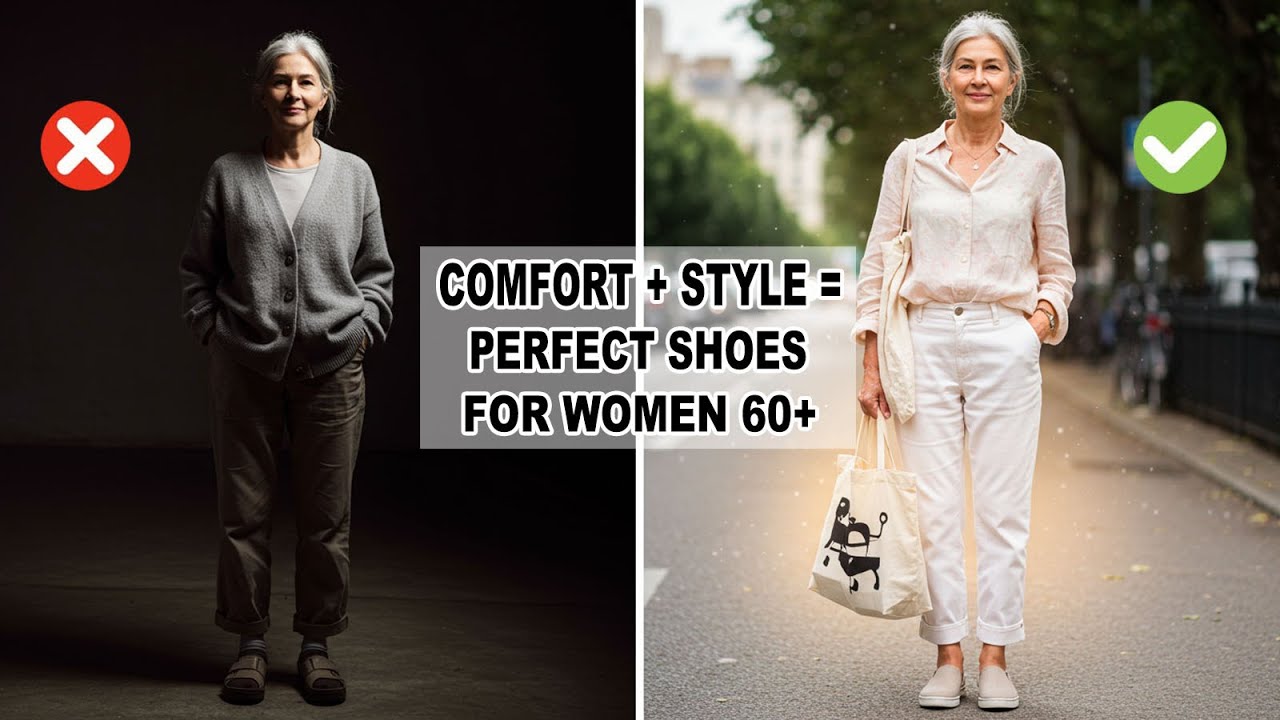 Best Shoes for Women Over 60: Look Stylish & Feel Comfortable Every Step! Senior style 60