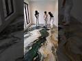 Watch This Floor Transform Into Pure Luxury! 🤯💎 #satisfying #shorts #epoxyfloor