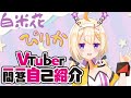 【白米花ぴりか】Vtuber一問一答自己紹介【新人Vtuber】