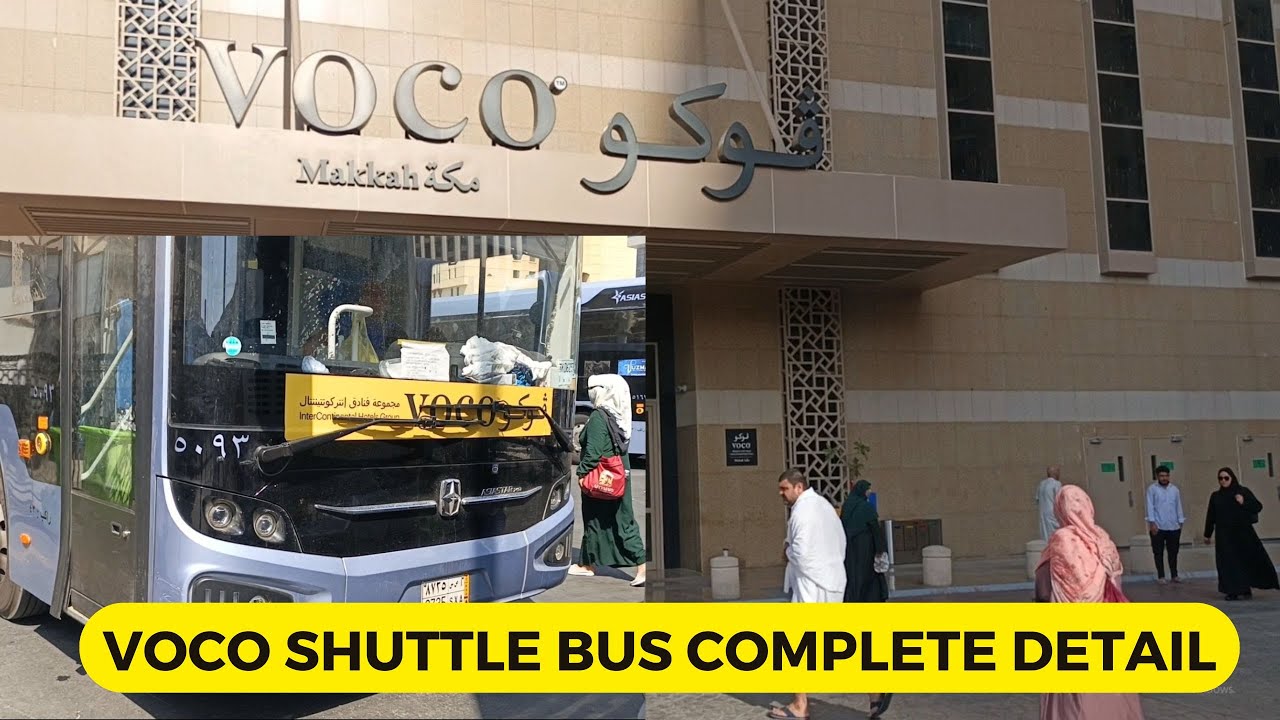 24/7 Free Shuttle Service to Haram – Voco Makkah Hotel - ووکو مکہ سے حرم تک شٹل سروس 