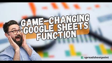 This Game-Changing Google Sheets Function Simplifies Data Visualization