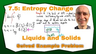 Thermo 7.5: Entropy Change - Liquids and Solids