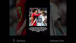 Komentar Ochoa Setelah Dikalahkan Argentina‼️