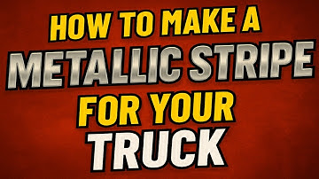 Make Your Truck Shine! Easy Metallic Stripe Tutorial 🚛✨