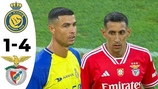 Ronaldo X Di Maria Al Nassr vs Benfica 1 4 Hіghlіghts All Goals Club Friendly 2023 2