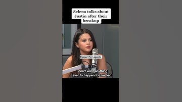 Thumbnail of Selena talks about Justin after their break up #selenagomez #justinbieber