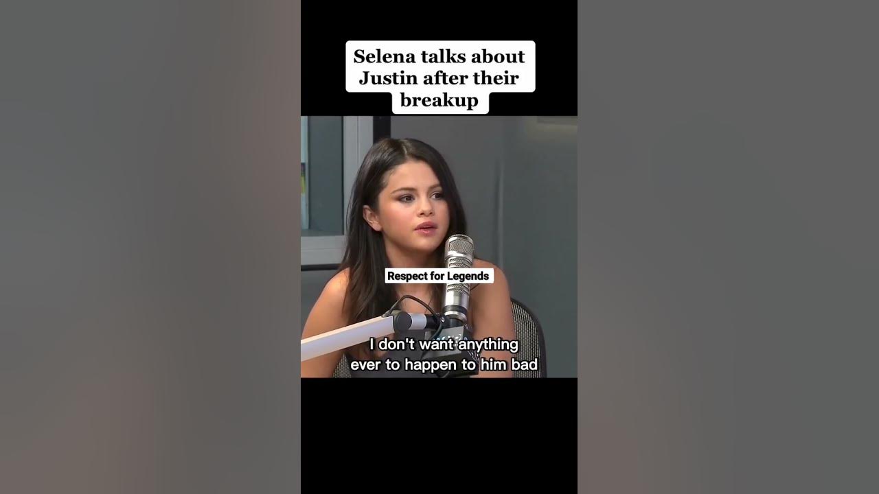 Selena talks about Justin after their break up #selenagomez #justinbieber