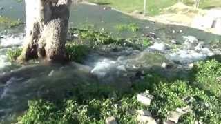 فيضان نهر التل على طريق المشفى 2013/3/23