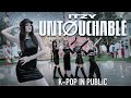 Kpop in public  one take itzy  untouchable  dance cover by cxd team