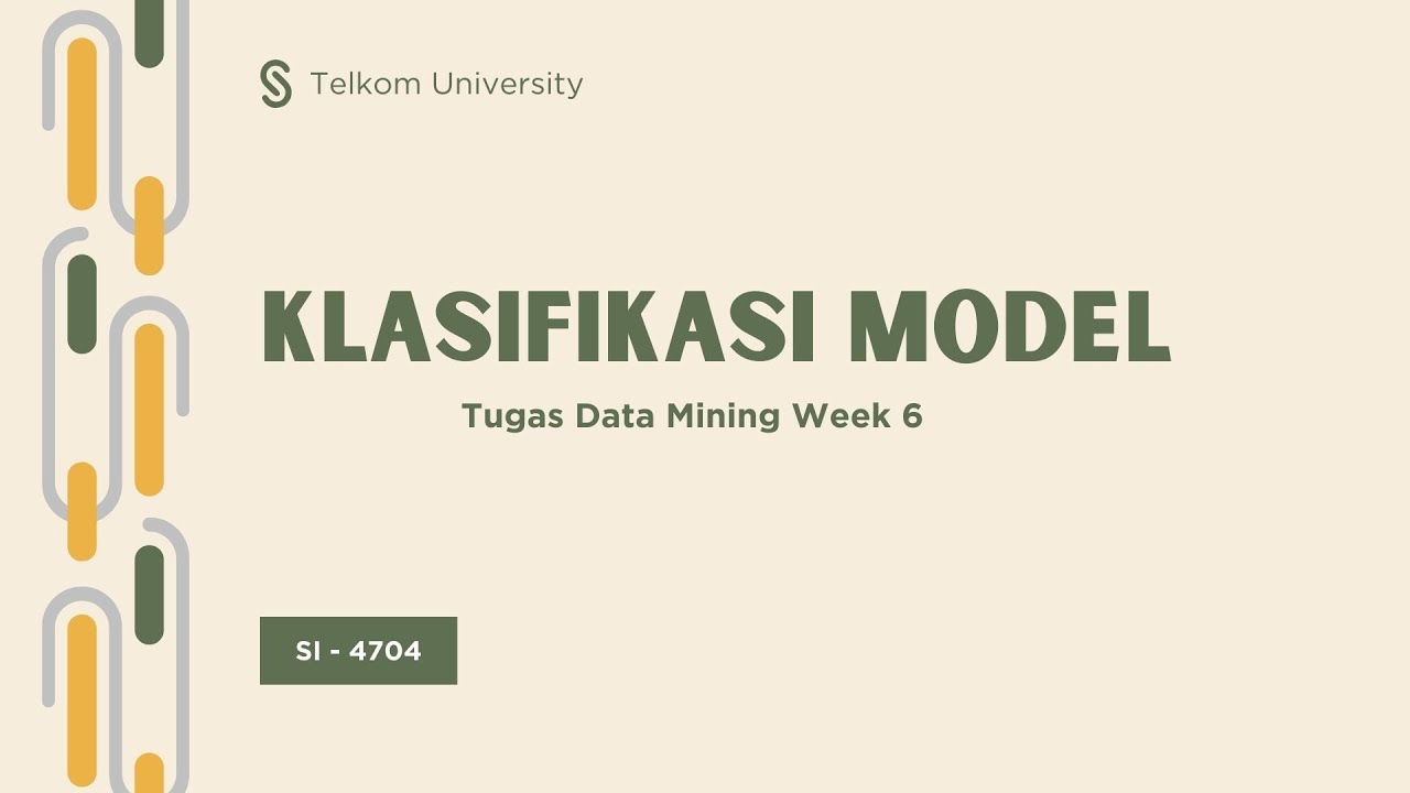 Model klasifikasi dengan python - Data Mining - Week 6 - YouTube