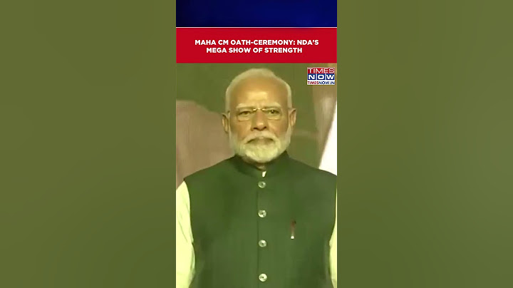 Maharashtra CM Oath-Ceremony: NDA's Mega Show Of Strength At Azad Maidan In Mumbai | Watch #shorts
