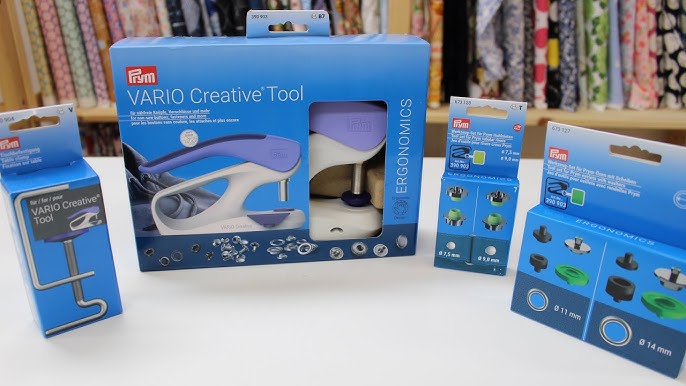 Overview Vario Creative Tool - attach press fasteners, eyelets, rivets