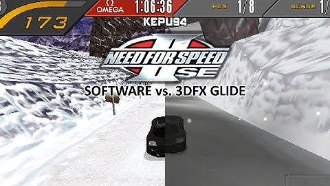 Need for Speed II SE - Software vs. 3dfx Glide