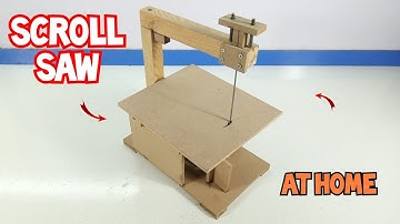 how to make SCROLL SAW machine at home | using 775 Dc Motor