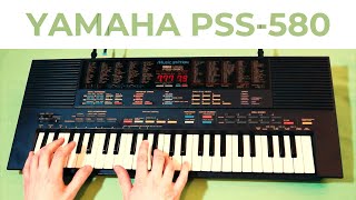 YAMAHA Portasaund PSS-580 FM音源 Yamaha Portasound PSS-580 FM keyboard - YouTube