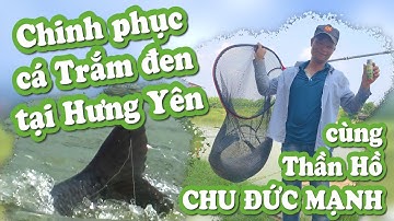 Chinh phục cá Trắm đen tại tỉnh Hưng Yên cùng Thần hồ CHU ĐỨC MẠNH